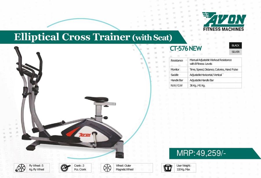 Avon CT-576 Elliptical Cross Trainer with Seat